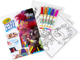 Crayola Wonder Trolls 2 Pages, Mess Free Coloring