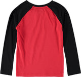 PUMA Boys 2T-4T Long Sleeve ColorBlock Raglan T-Shirt