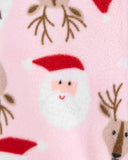Carters 0-9 Months Santa Microfleece Blanket Sleeper