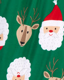 Carters Boys 4-7 Santa Microfleece Coat Set