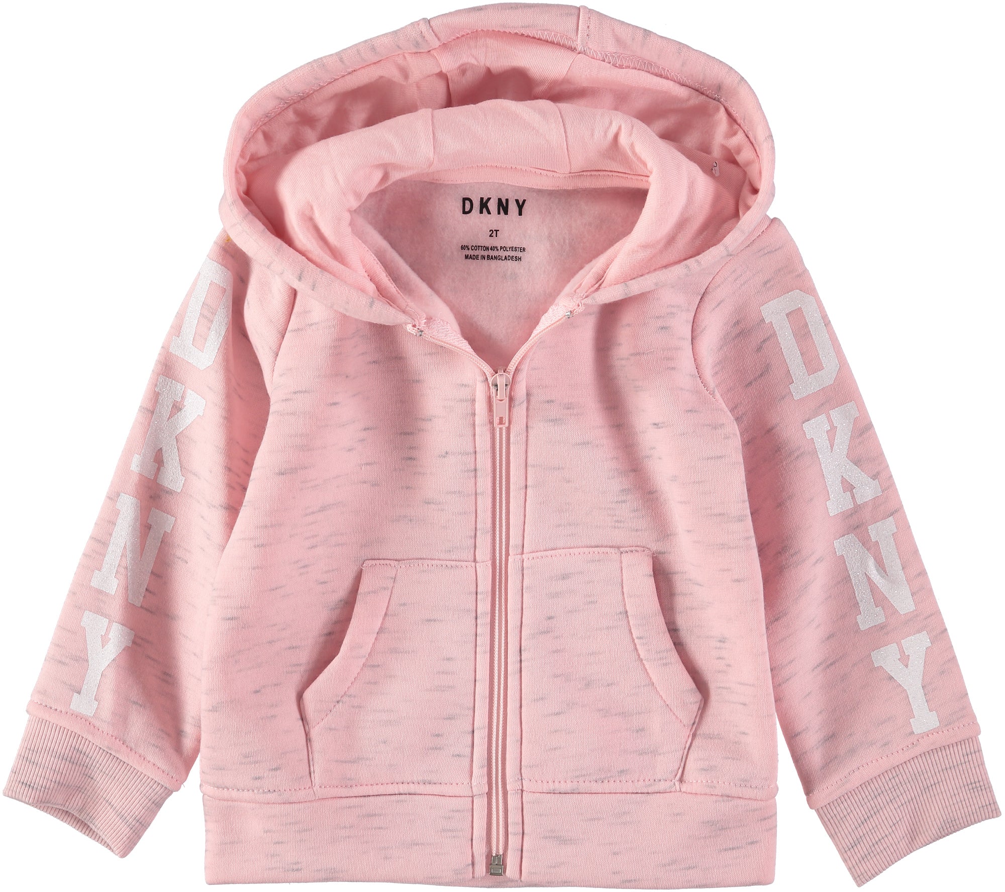 DKNY Girls 2T-4T 3-Piece Fleece Jacket Set