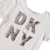 DKNY Girls 4-6X Flip Sequin Logo T-Shirt