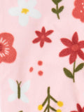 Carters Girls 0-24 Months Floral Microfleece Jumpsuit