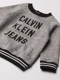 Calvin Klein Boys 0-9 Months Marled Logo Jogger Set