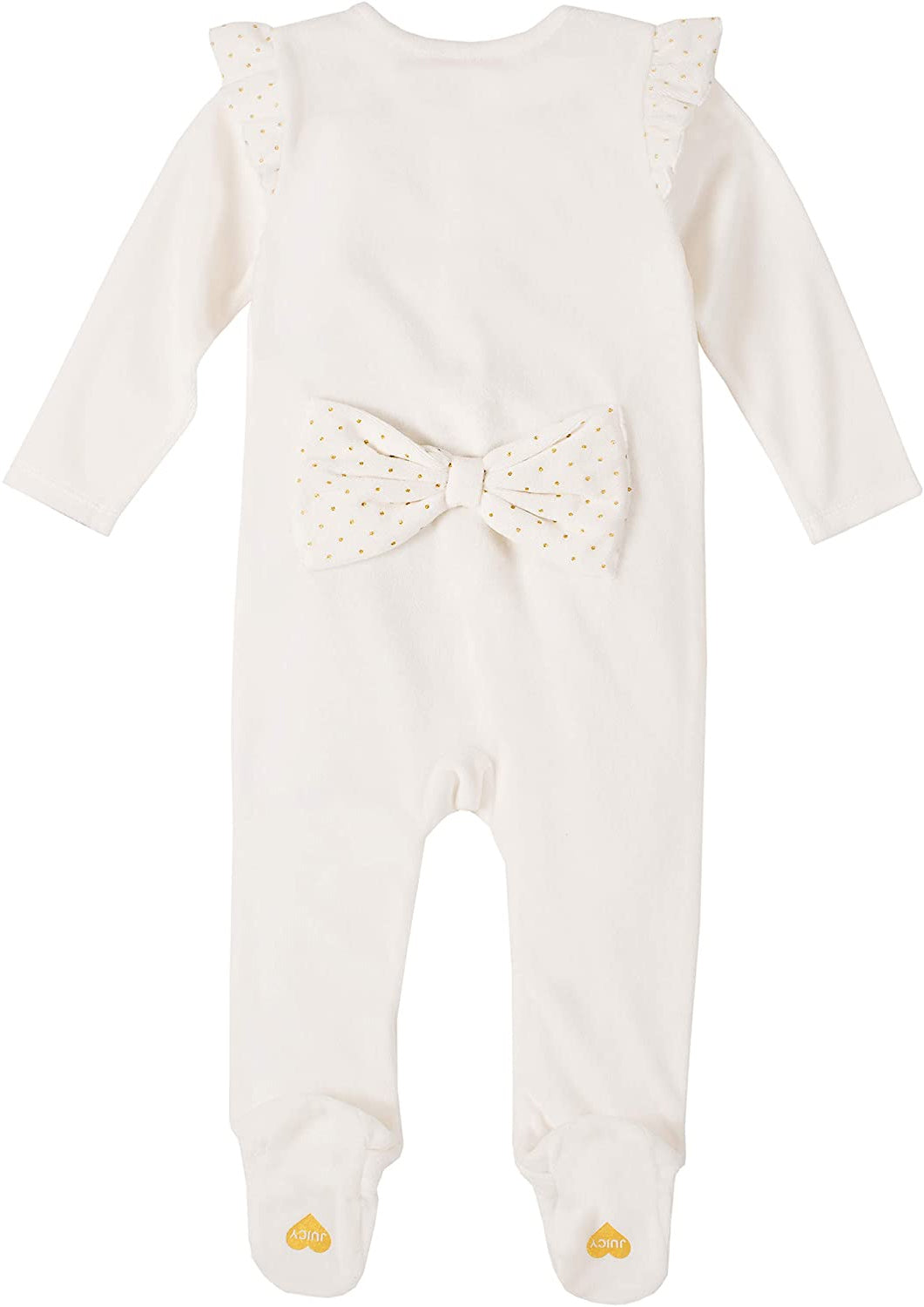 Juicy Couture Girls 0-9 Months Bow Velour Sleep and Play