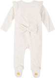 Juicy Couture Girls 0-9 Months Bow Velour Sleep and Play