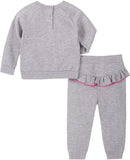 Juicy Couture Girls 0-9 Months Heart Ruffle Jogger Set