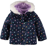 Carters Girls 2T-4T 2-Piece Snowsuit