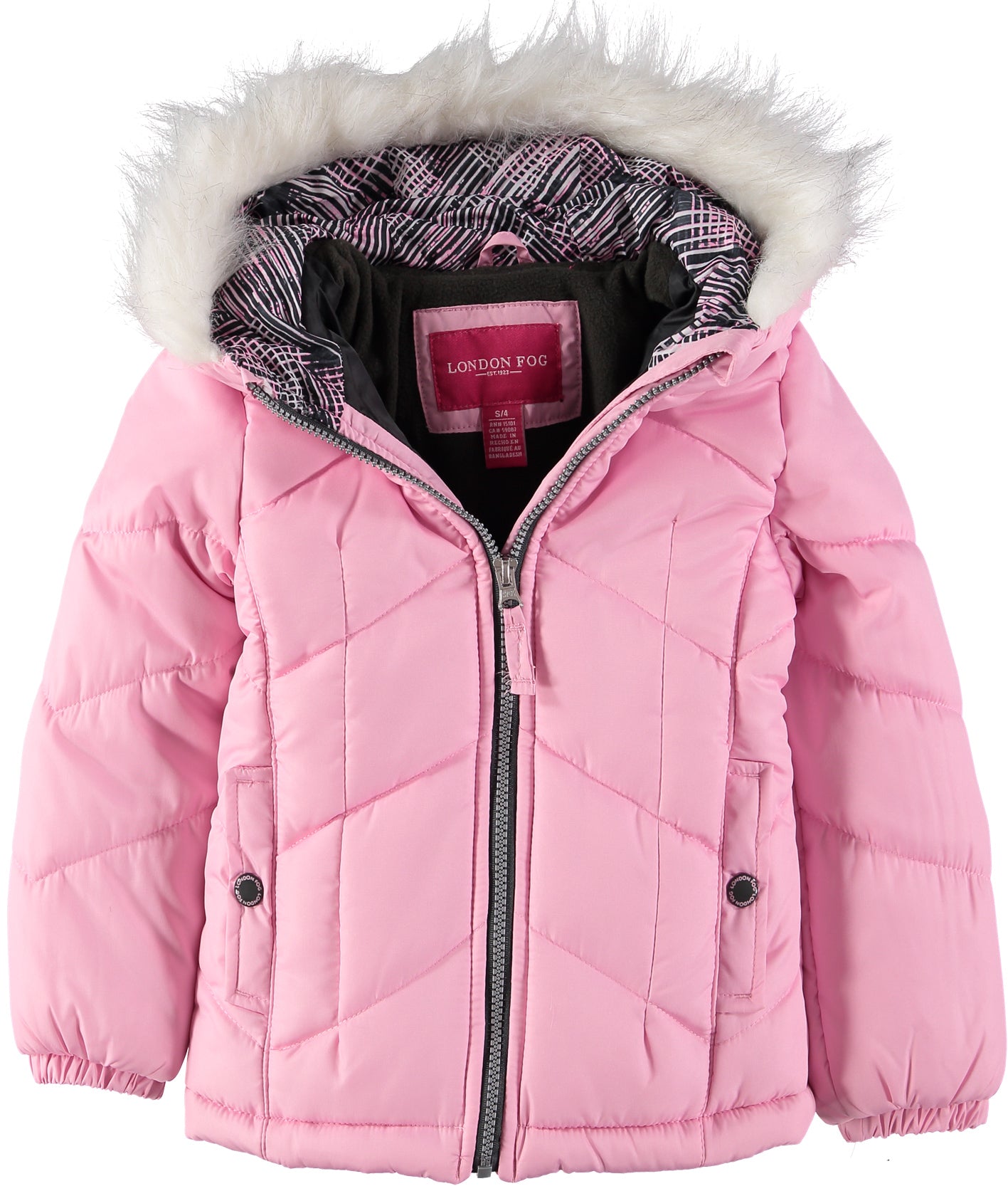 Baby Bubble Puffer Jacket - Pink