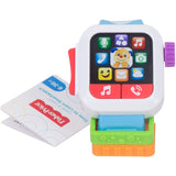 Fisher Price Laugh & Learn Time to Learn Smartwatch, early role-play toy with music and lights for b