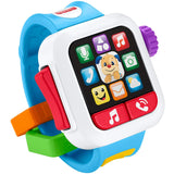 Fisher Price Laugh & Learn Time to Learn Smartwatch, early role-play toy with music and lights for b