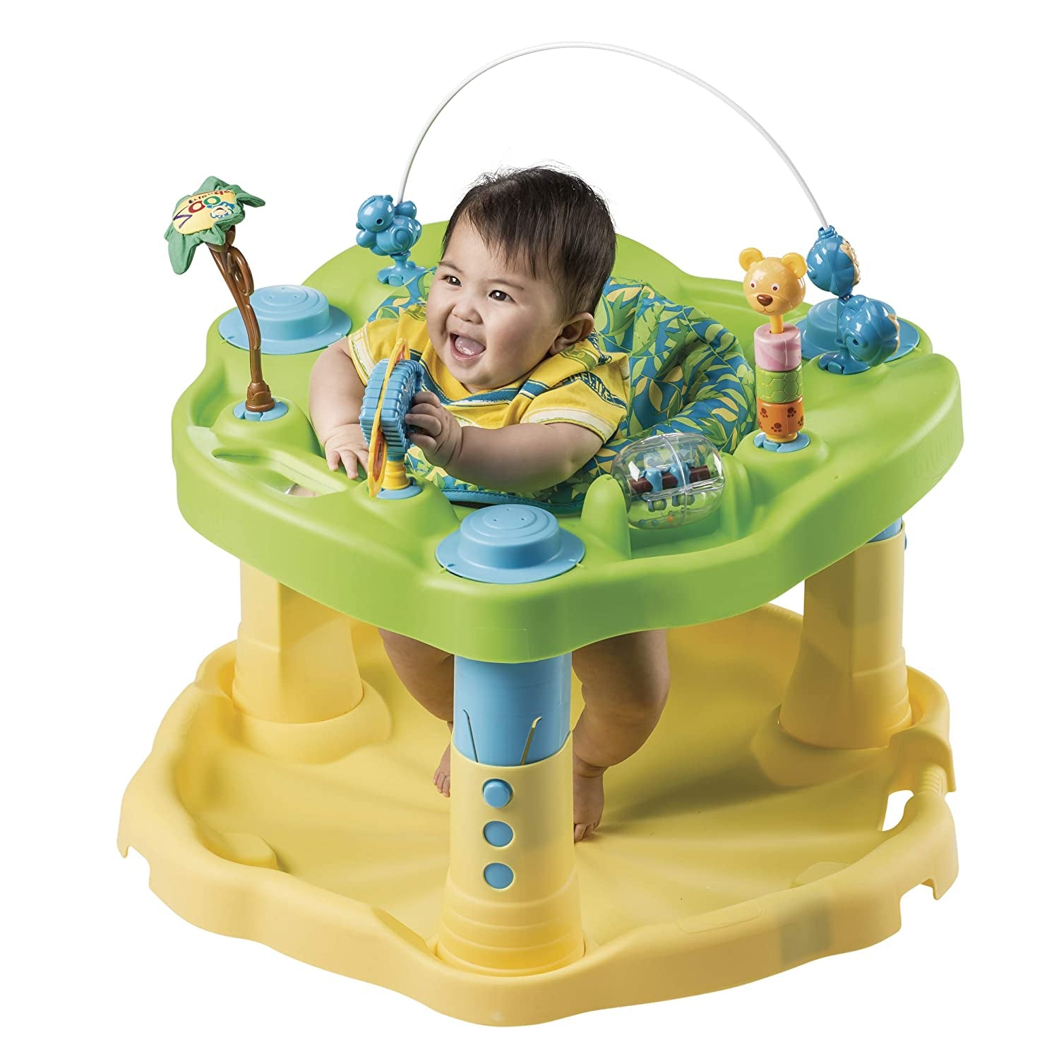 how to remove seat from evenflo exersaucer Evenflo Zoo Friends Bouncing Activity Saucer – S&D Kids