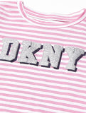 DKNY Girls 4-6X Long Sleeve T-Shirt Legging Set