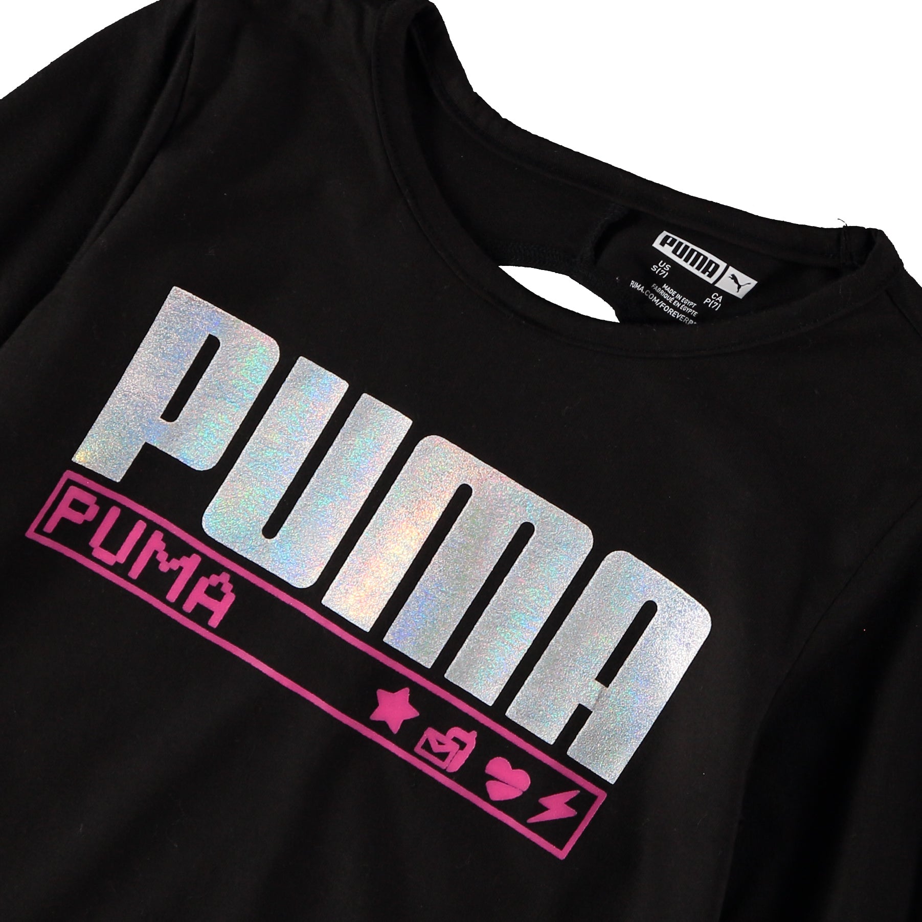 Puma Girls 7-16 Alpha Pack Long Sleeve T-Shirt