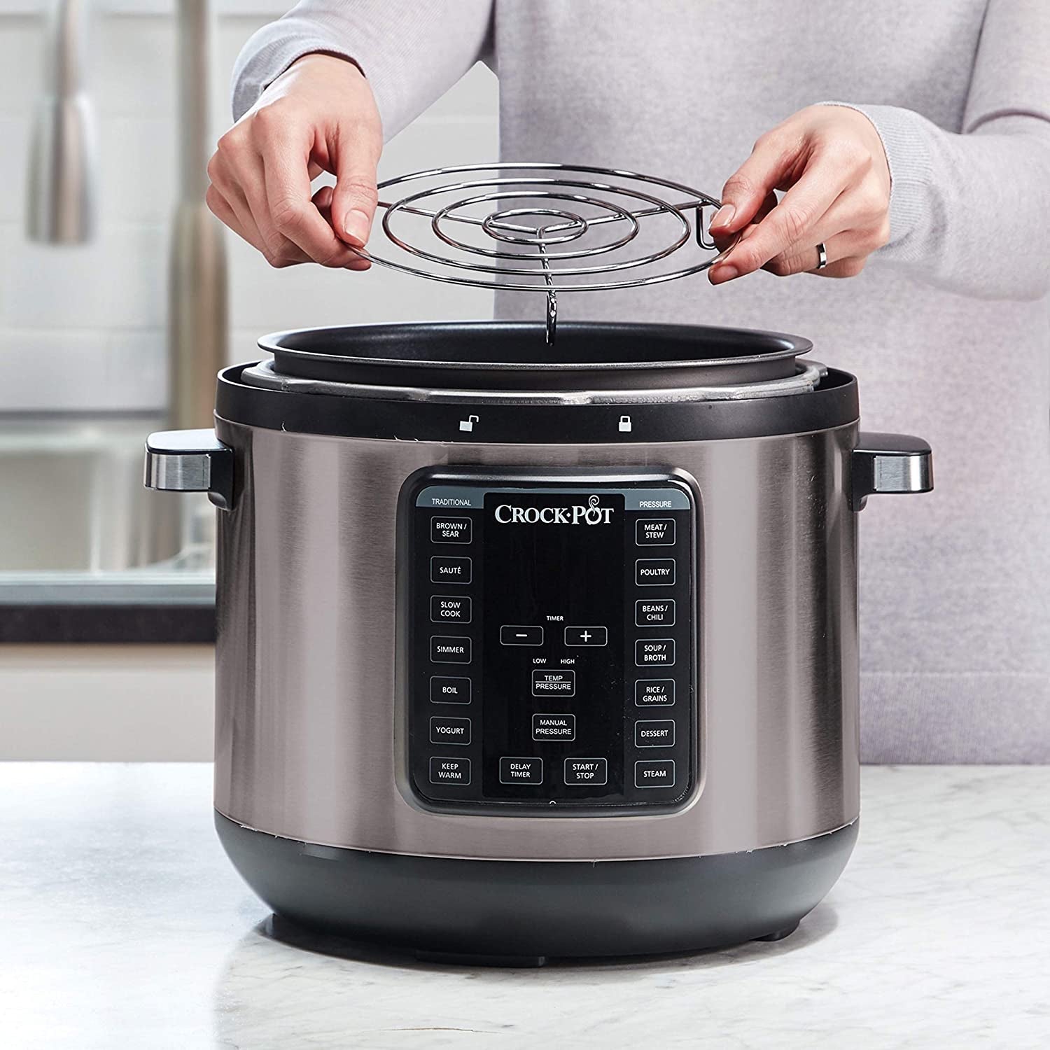 Crock-pot 8-Quart Multi-Use XL Express Crock Programmable Slow Cooker – S&D  Kids