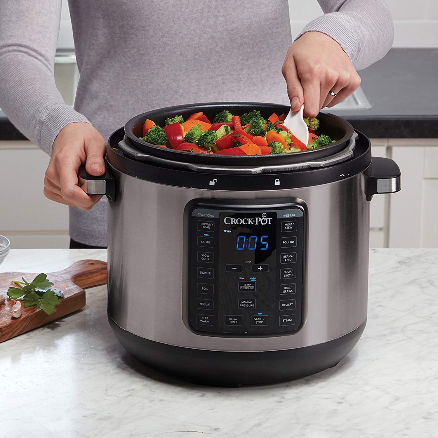 8 QT Camouflage Slow Cooker