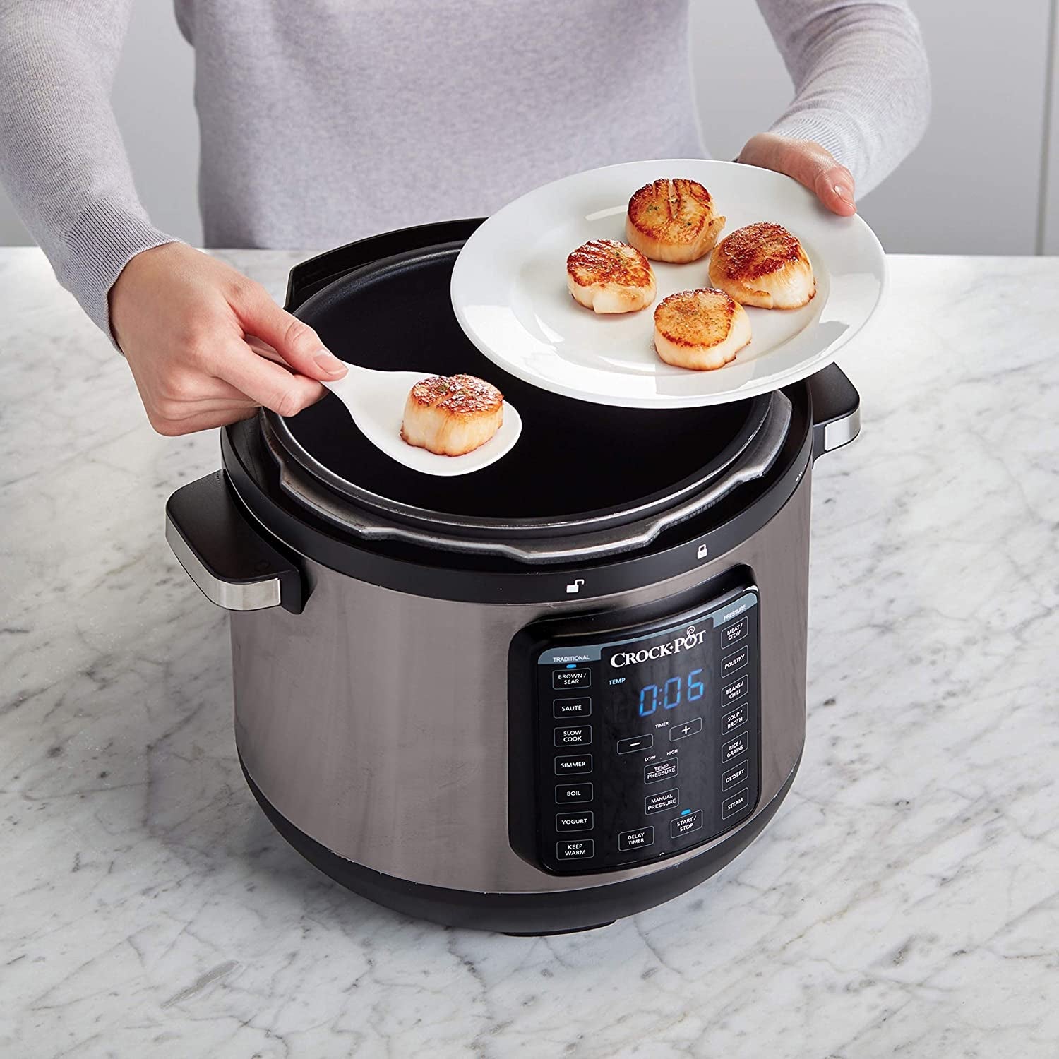 Crock-pot 8-Quart Multi-Use XL Express Crock Programmable Slow