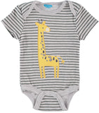 Bon Bebe Boys 0-9 Months Giraffe Bodysuit Pant Set with Matching Cap