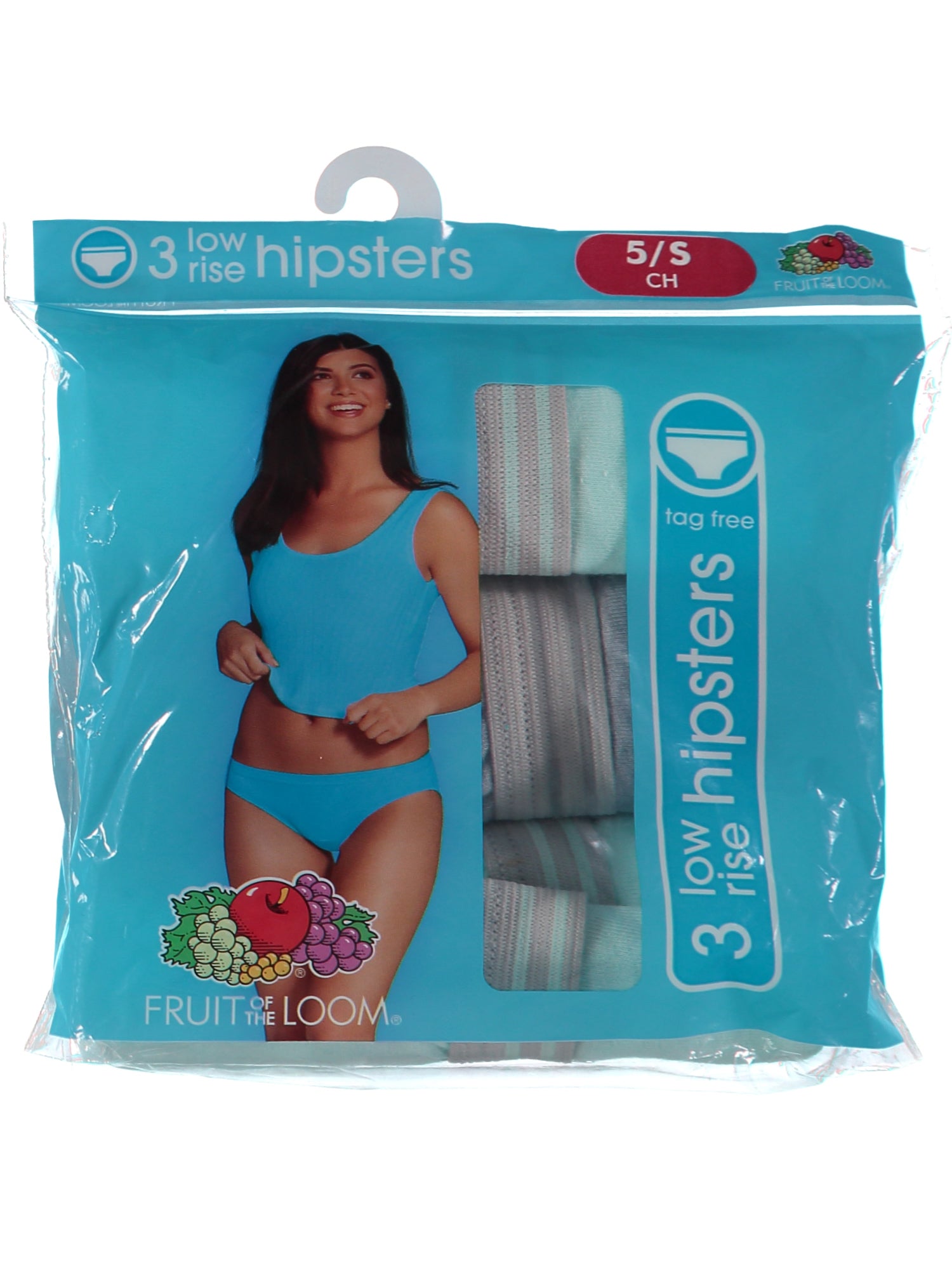 Fruit of the Loom Womens 3-Pack Assorted Cotton Panties