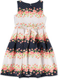 Bonnie Jean Girls 7-16 Floral Pique Dress