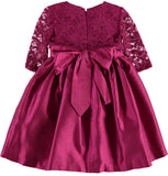 Marmellata Girls 4-12 Lace Shantung Dress