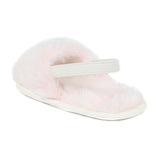 Stepping Stones Girls 0-9 Months Fur Strap Slide Sandal