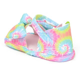 Stepping Stones Girls 0-9 Months Tie Dye Bow Sandal