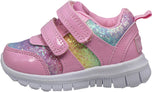 Gerber Baby Girls 9-24 Months Velcro Rainbow Sneaker