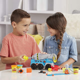 Play-Doh Wheels Cement Truck with Cement-Colored Buildin Compound Plus 3 Colors