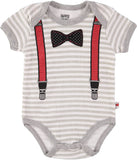 Dapper Dude Boys 0-9 Months 3-Piece Suspender Dress Up Set