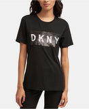 DKNY Girls 4-6X Flip Sequin Butterfly T-Shirt