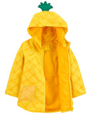Carters Girls 12-24 Months Pineapple Rain Slicker