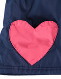 Carters Girls 12-24 Months Heart Pocket Midweight Jacket