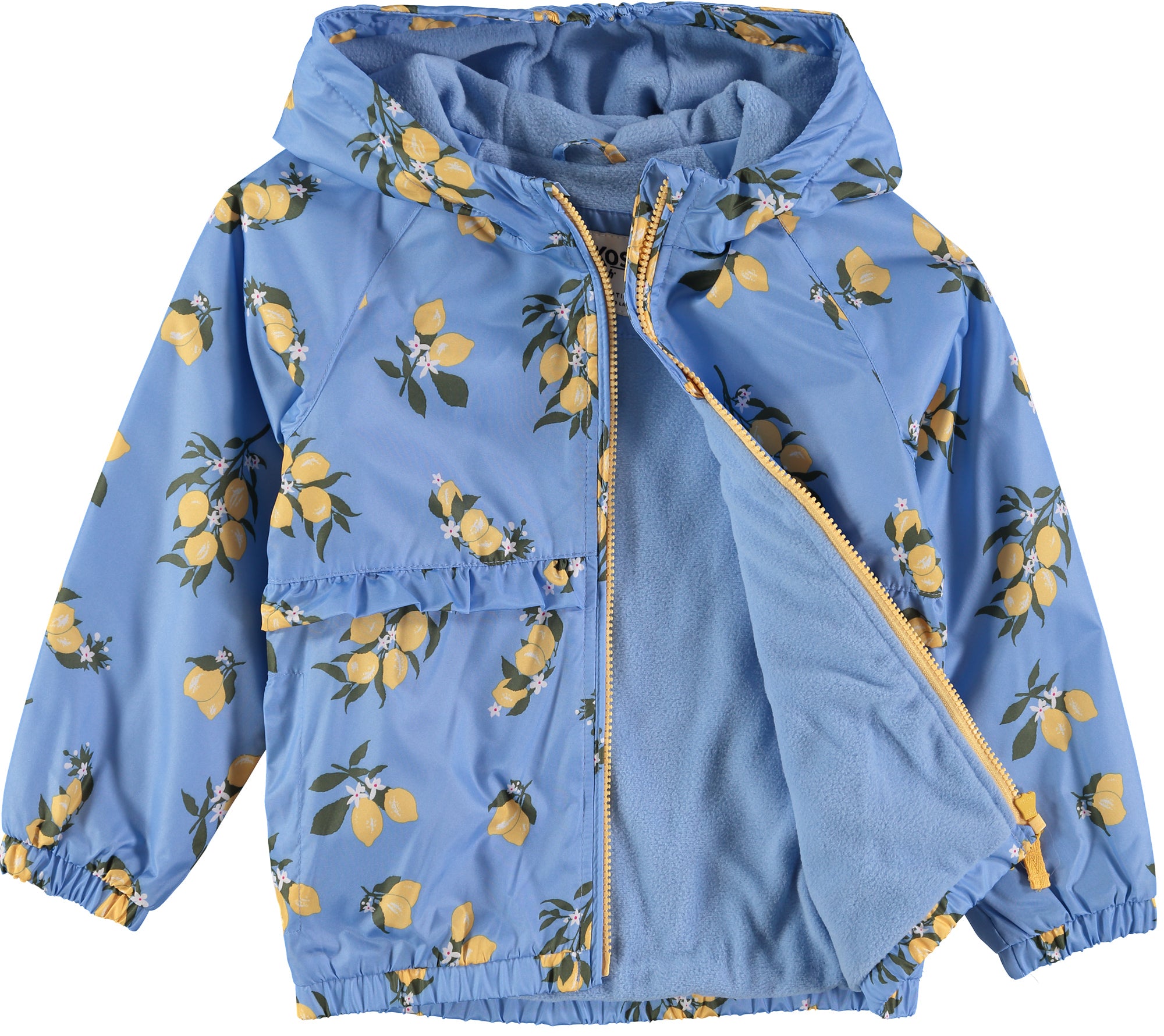 Osh Kosh Girls 2T-4T Floral Lemon Ruffle Jacket
