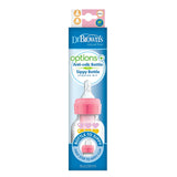 Dr Browns Options+ Bottle to Sippy Baby Bottle Start Kit, Pink, Level 3