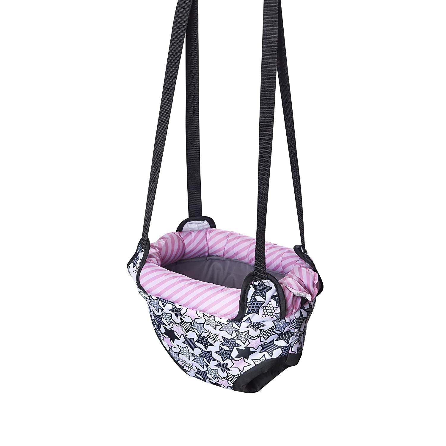 evenflo jumper Evenflo Exersaucer Door Jumper- Pink Star – S&D Kids