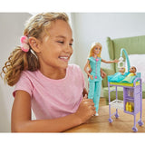Mattel Barbie® Baby Doctor Playset with Blonde Doll, 2 Infant Dolls, Exam Table and Accessories