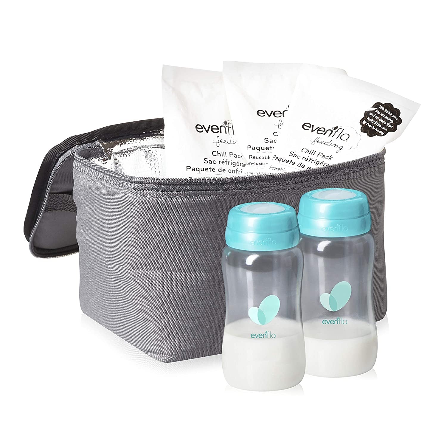 evenflo advanced milk storage bags Evenflo Insulated Cooler Bag Accessory Kit, Grey – S&D Kids