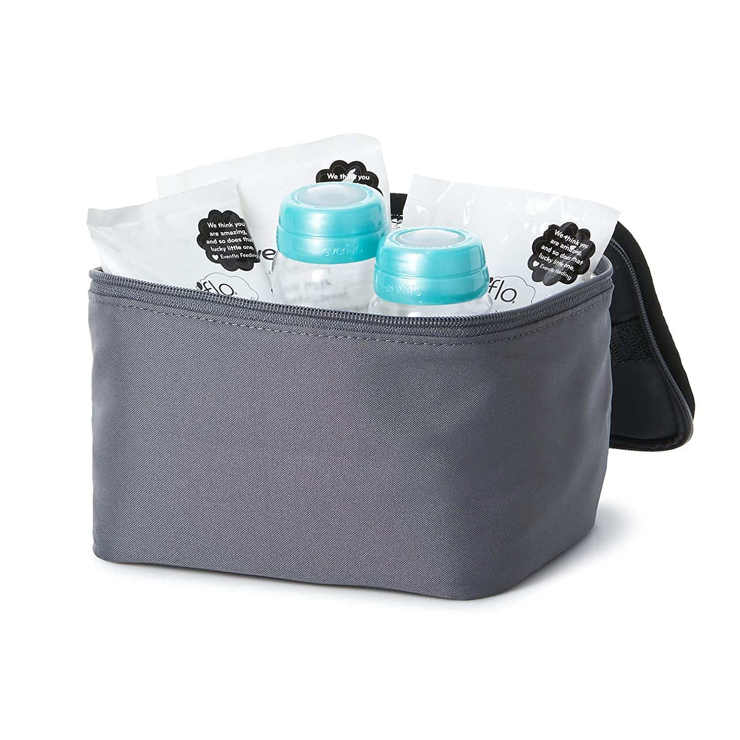 evenflo milk storage bags Evenflo Insulated Cooler Bag Accessory Kit, Grey – S&D Kids