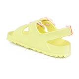 First Steps By Stepping Stones Baby and Infant Girl Sizes 4-6 Pastel Yellow Buckle Sandal
