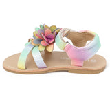 Laura Ashley Toddler Girls Sizes 5-10 Tie Dye Flower Strap Sandal