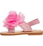 Laura Ashley Toddler Girls Sizes 5-10 Chiffon Floral Slide Sandal