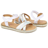 Nanette Lepore Girls Size 11-3 Open Toe Strappy Summer Espadrille Sandals (Little Kid/Big Kid)