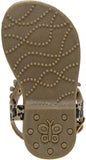 Beverly Hills Polo Club Girls Shoe Size 11-4 Flower Thong Sandal