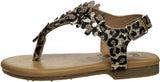 Beverly Hills Polo Club Girls Shoe Size 11-4 Flower Thong Sandal