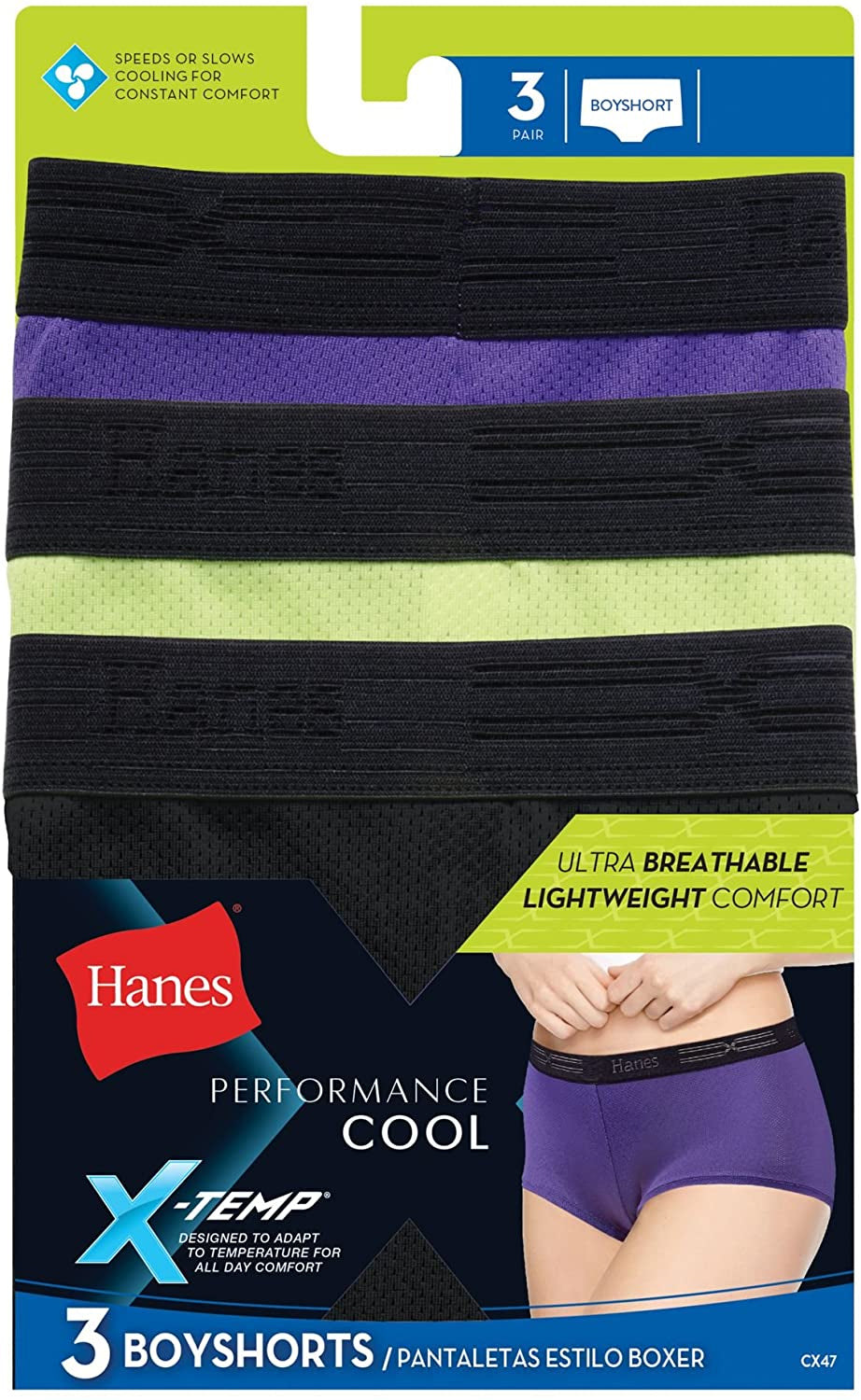 Hanes Ultimate Women's Constant Comfort Stretch with X-Temp Brief