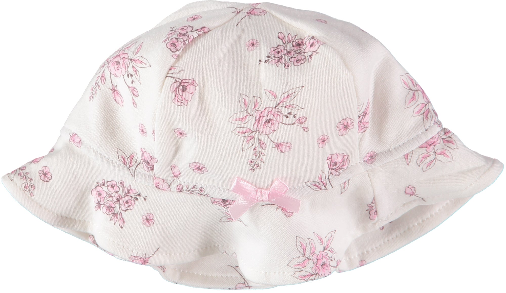 Rene Rofe Girls 0-9 Months Floral Diaper Set with Hat