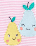 Carters Girls 12-24 Months Pear Cotton Sleeper