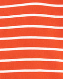 Carters Boys 2T-4T Stripe Polo Short Set