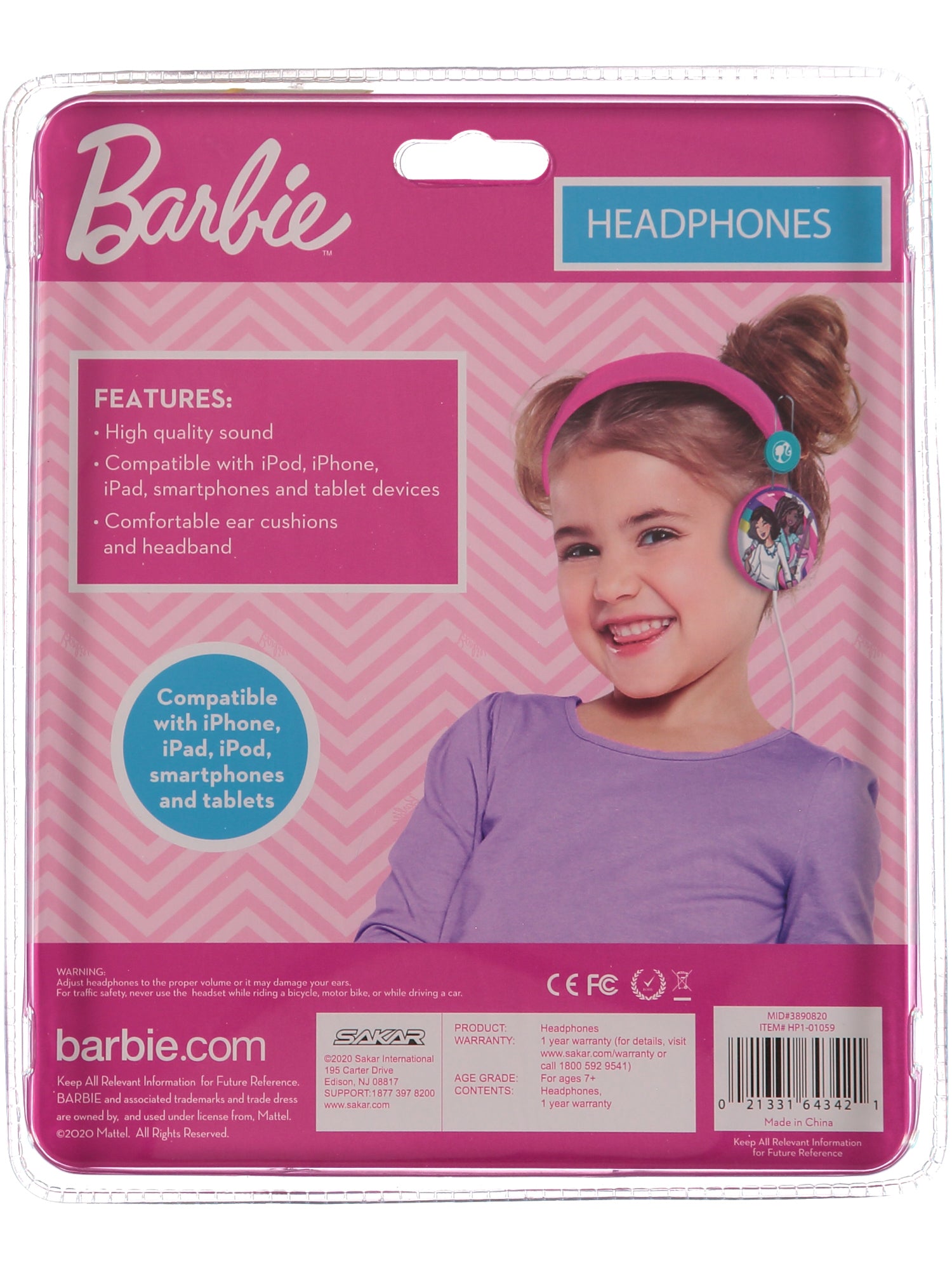 Barbie Over The Ear Headphones